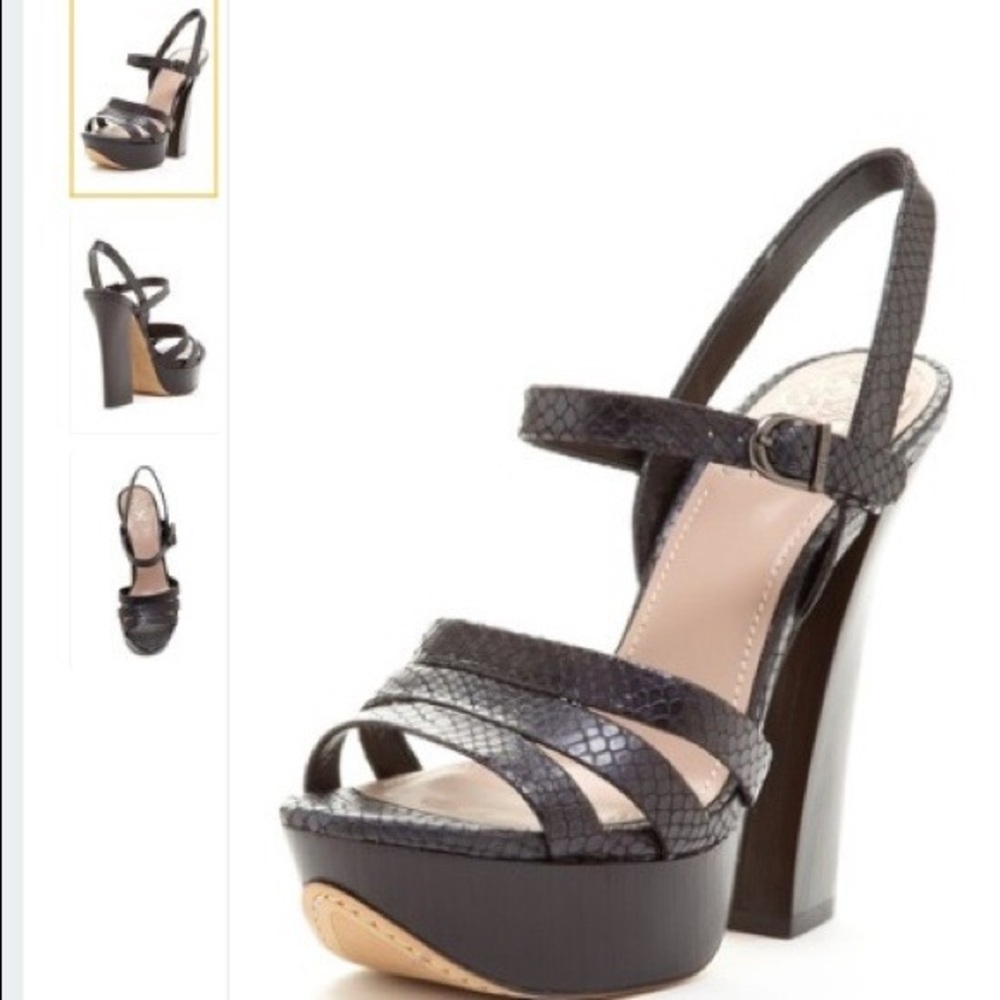 Strappy Black Vince Camuto Heels